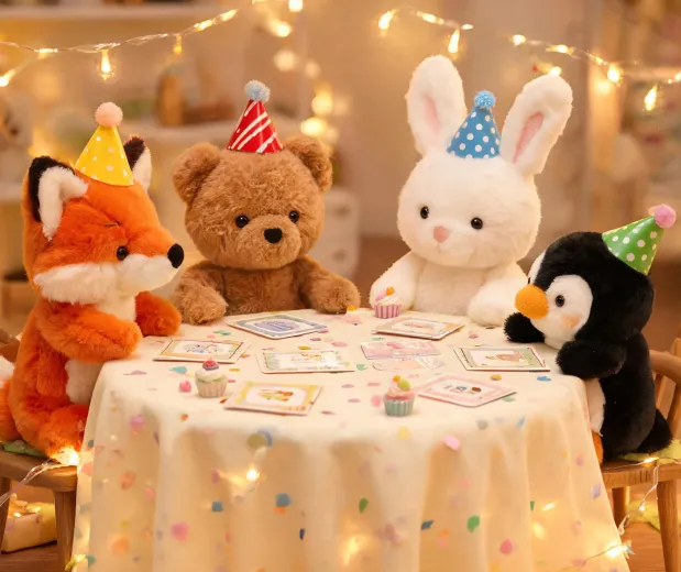 Birthday plush game